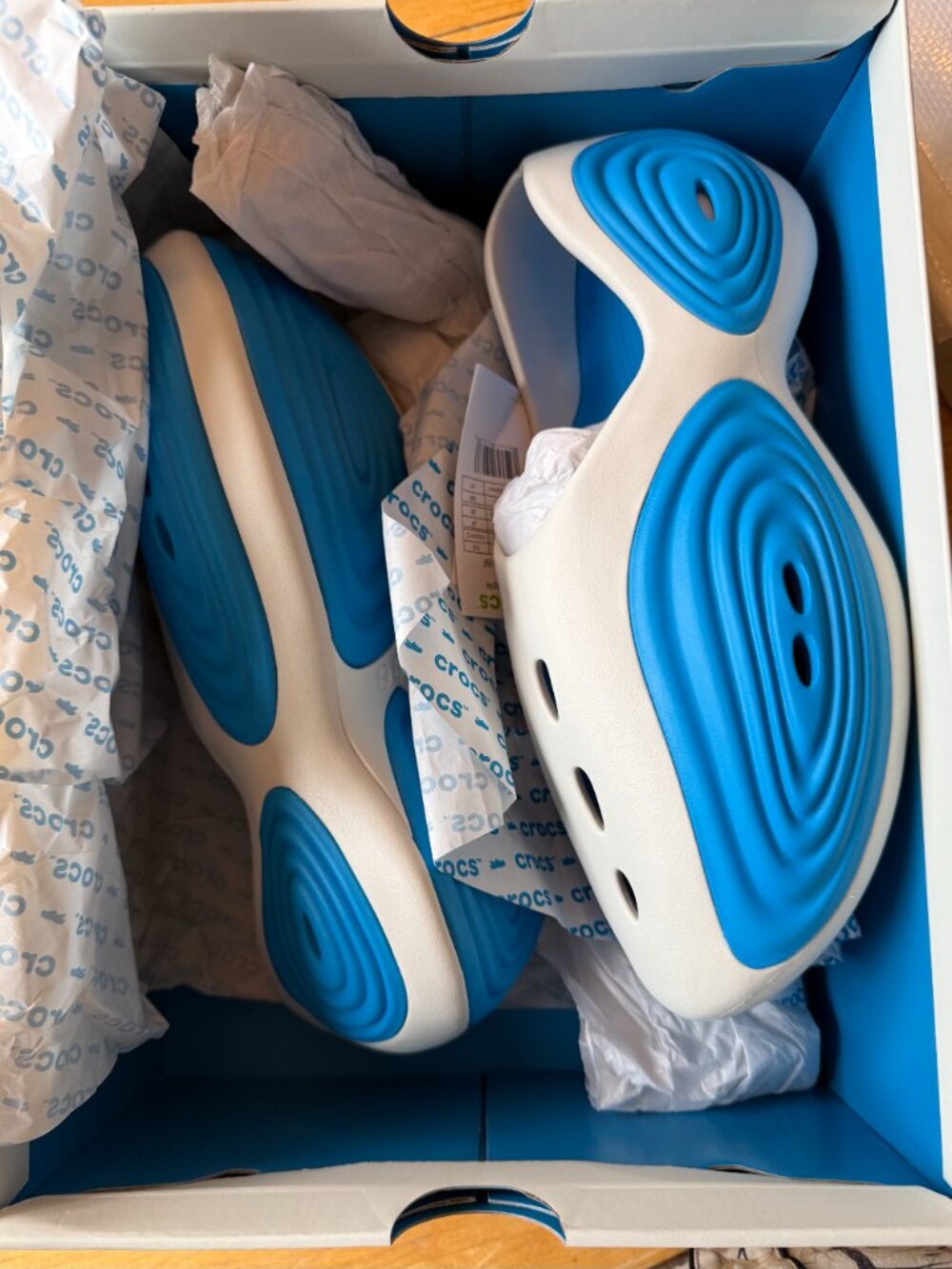 Crocs Ripple “Moonlight / Neon Ocean” Men’s 10 – New Release